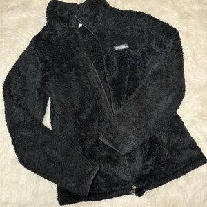 Columbia Women's Cozy Black Teddy Jacket
